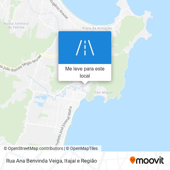 Rua Ana Benvinda Veiga mapa
