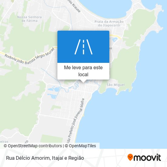 Rua Délcio Amorim mapa