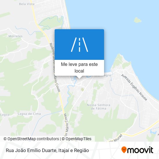 Rua João Emílio Duarte mapa