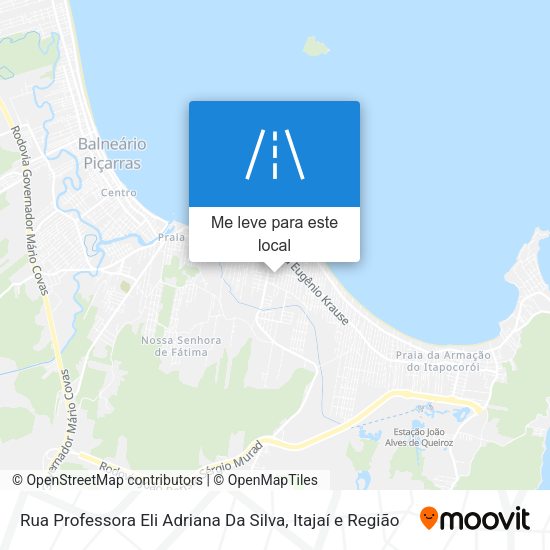 Rua Professora Eli Adriana Da Silva mapa