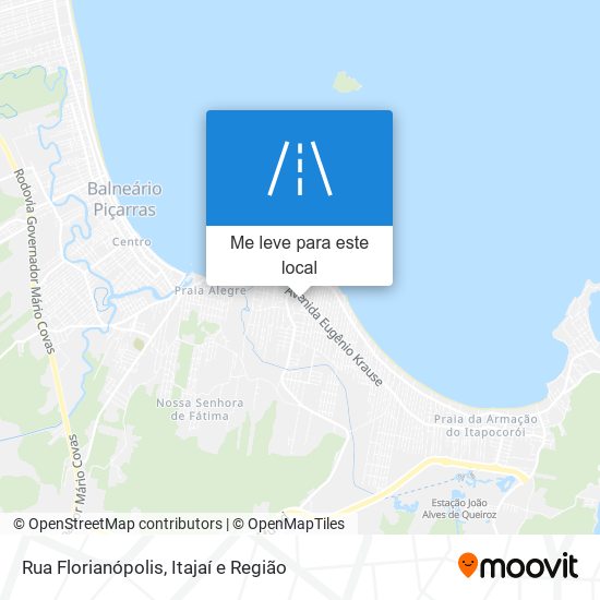 Rua Florianópolis mapa