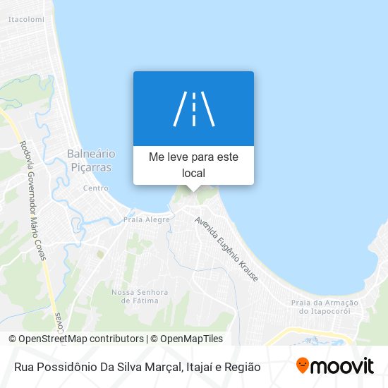 Rua Possidônio Da Silva Marçal mapa