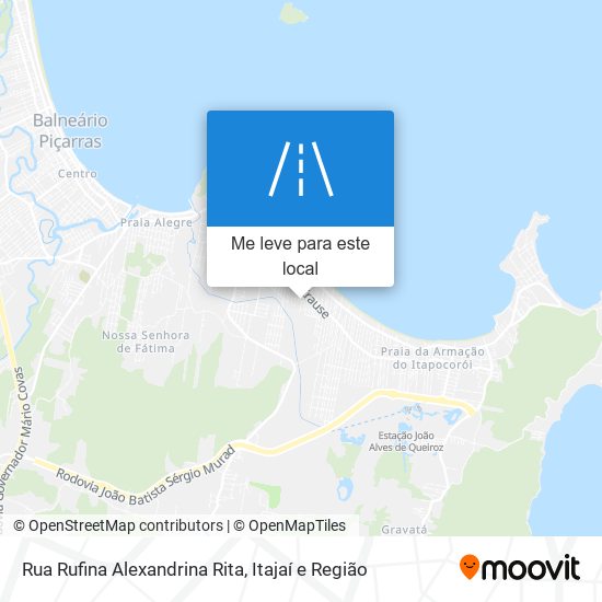 Rua Rufina Alexandrina Rita mapa