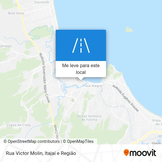 Rua Victor Molin mapa