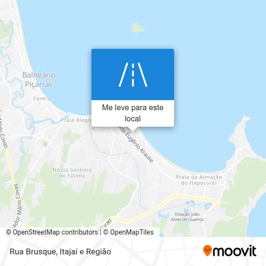 Rua Brusque mapa