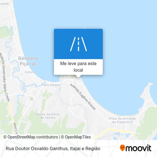 Rua Doutor Osvaldo Ganthus mapa