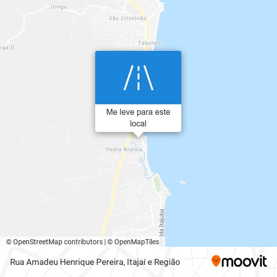 Rua Amadeu Henrique Pereira mapa