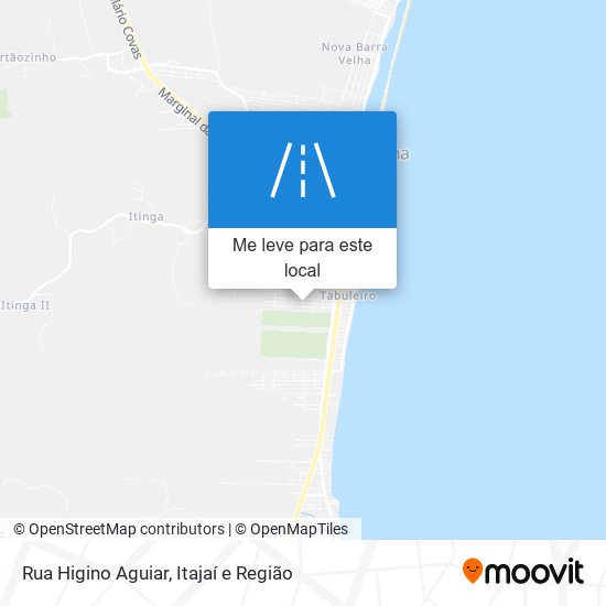 Rua Higino Aguiar mapa