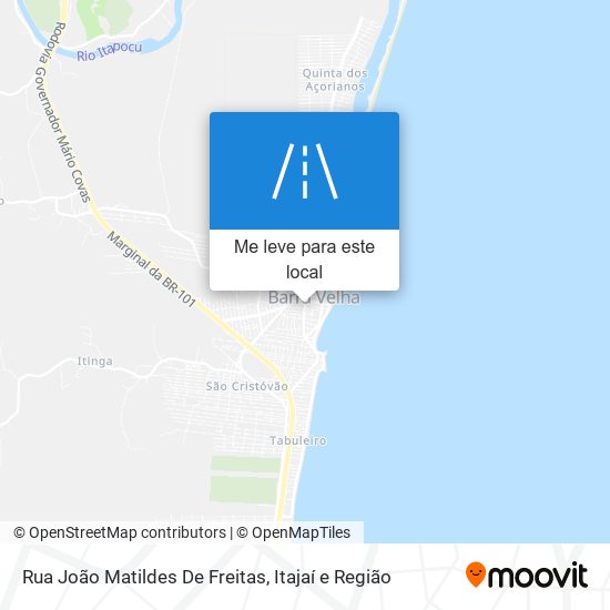 Rua João Matildes De Freitas mapa