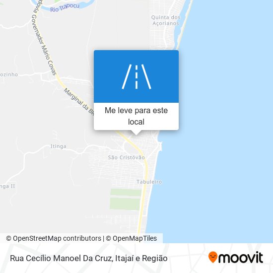 Rua Cecílio Manoel Da Cruz mapa