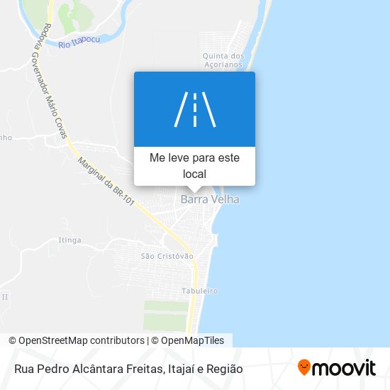 Rua Pedro Alcântara Freitas mapa