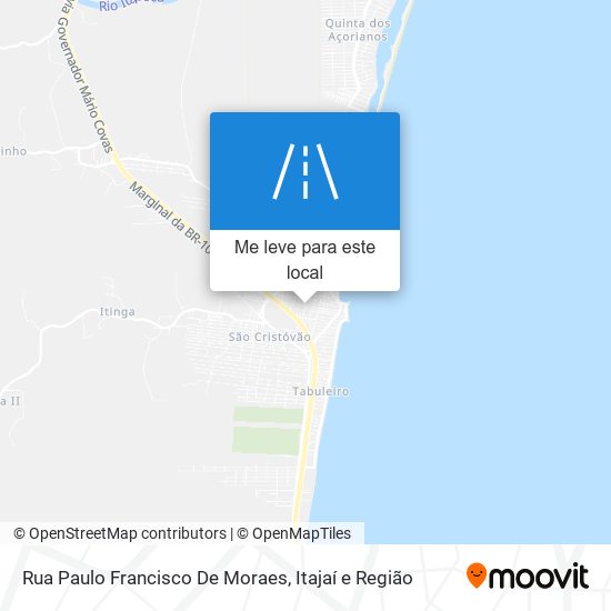 Rua Paulo Francisco De Moraes mapa