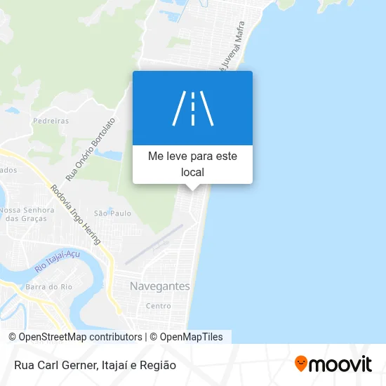 Rua Carl Gerner mapa
