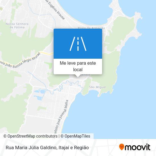 Rua Maria Júlia Galdino mapa