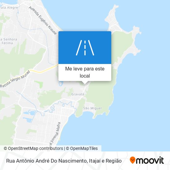 Rua Antônio André Do Nascimento mapa