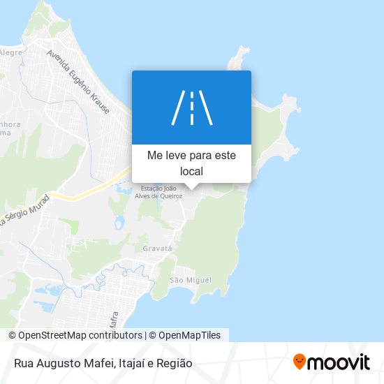 Rua Augusto Mafei mapa