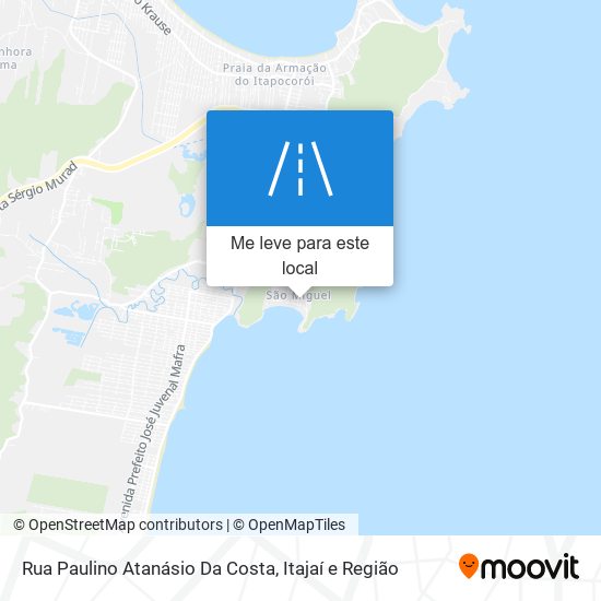 Rua Paulino Atanásio Da Costa mapa