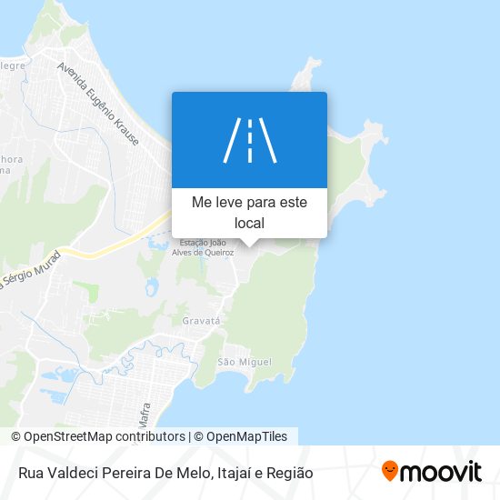 Rua Valdeci Pereira De Melo mapa