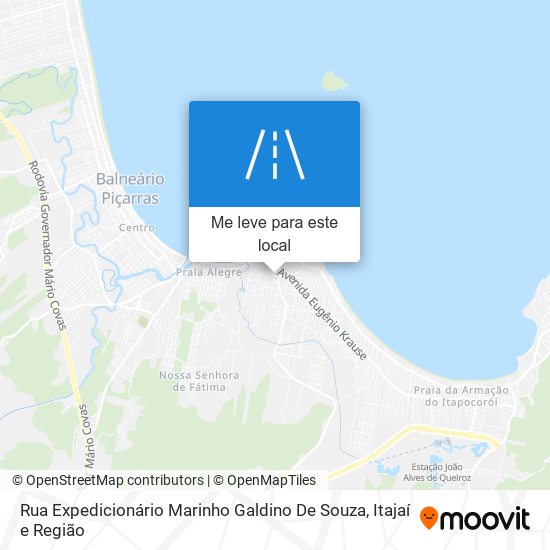 Rua Expedicionário Marinho Galdino De Souza mapa