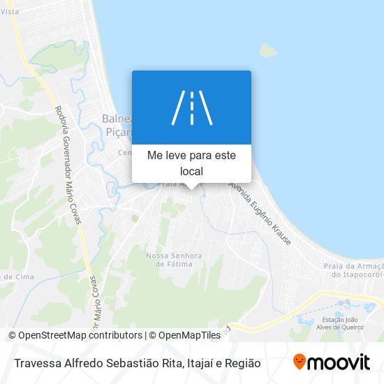 Travessa Alfredo Sebastião Rita mapa