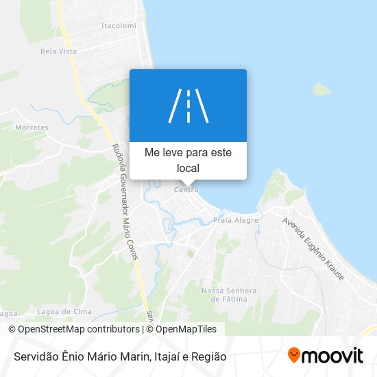 Servidão Ênio Mário Marin mapa