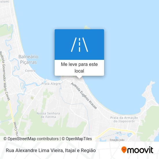 Rua Alexandre Lima Vieira mapa