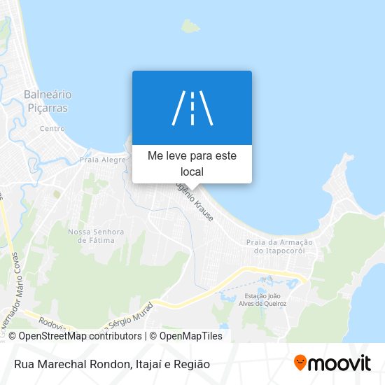 Rua Marechal Rondon mapa