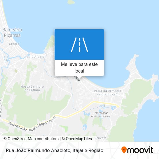 Rua João Raimundo Anacleto mapa