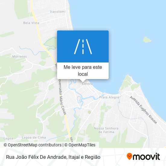 Rua João Félix De Andrade mapa