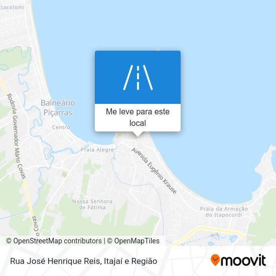 Rua José Henrique Reis mapa