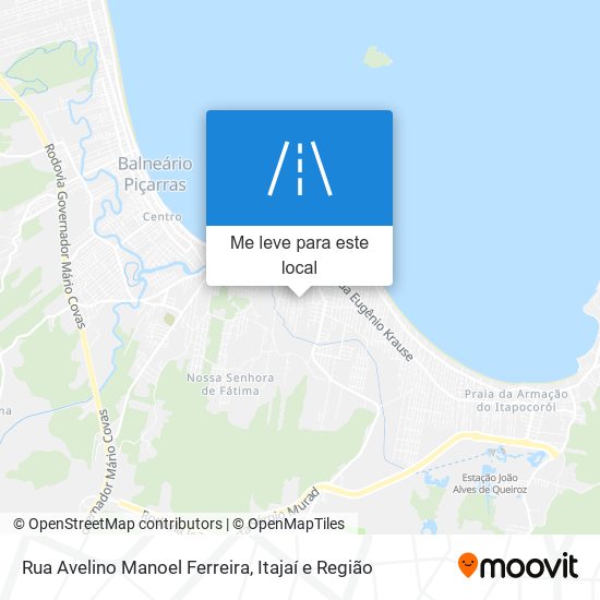 Rua Avelino Manoel Ferreira mapa