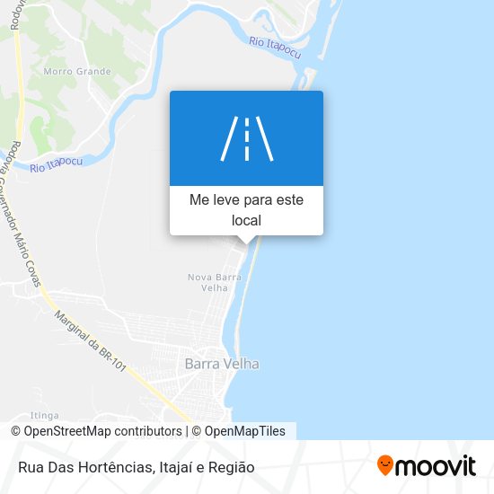 Rua Das Hortências mapa