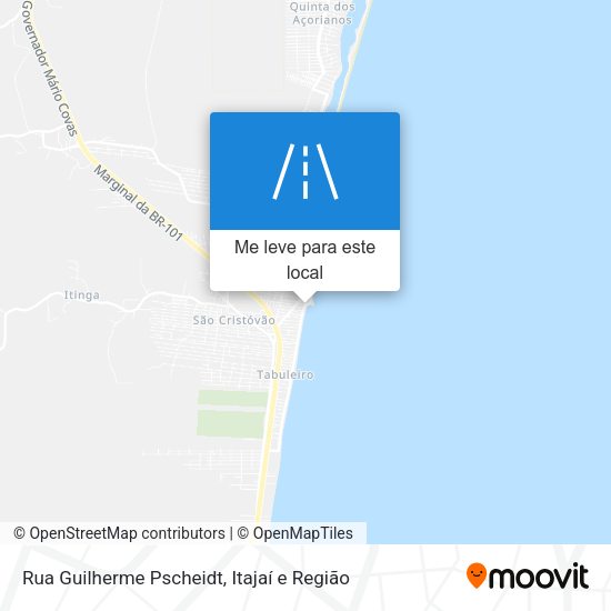 Rua Guilherme Pscheidt mapa