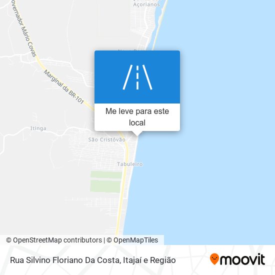 Rua Silvino Floriano Da Costa mapa