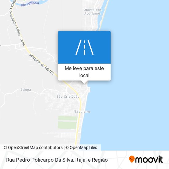 Rua Pedro Policarpo Da Silva mapa
