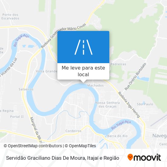 Servidão Graciliano Dias De Moura mapa