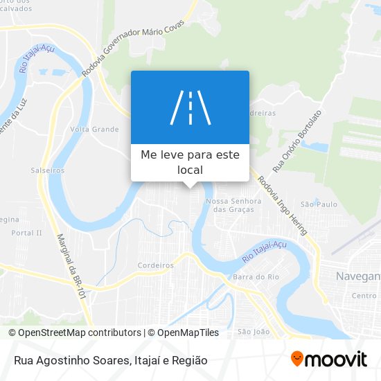 Rua Agostinho Soares mapa