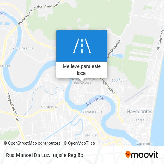 Rua Manoel Da Luz mapa