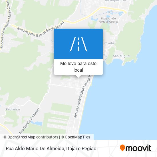 Rua Aldo Mário De Almeida mapa