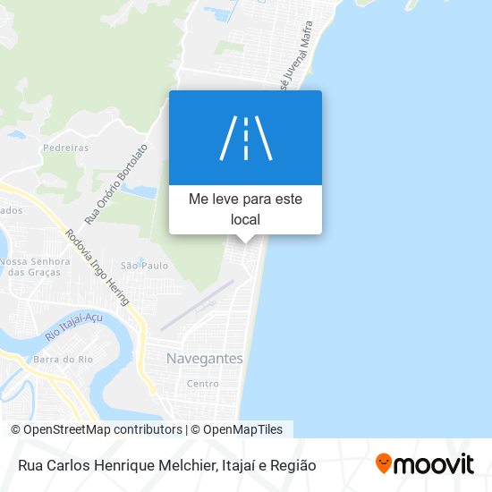 Rua Carlos Henrique Melchier mapa