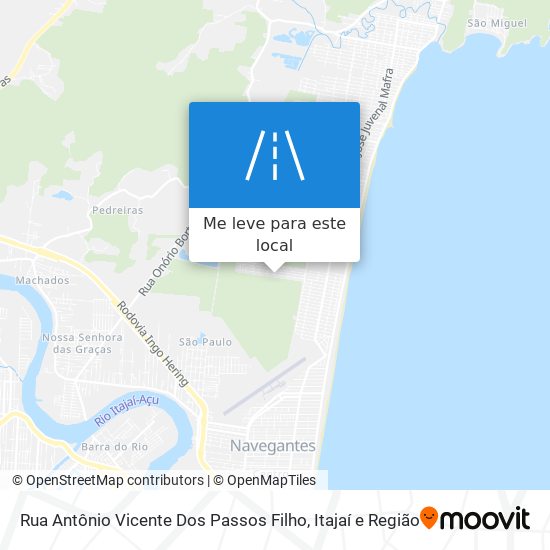 Rua Antônio Vicente Dos Passos Filho mapa