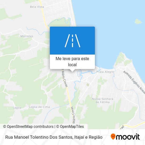 Rua Manoel Tolentino Dos Santos mapa