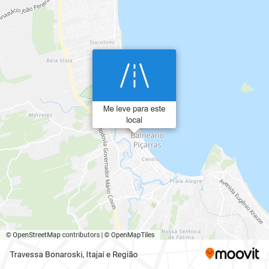 Travessa Bonaroski mapa