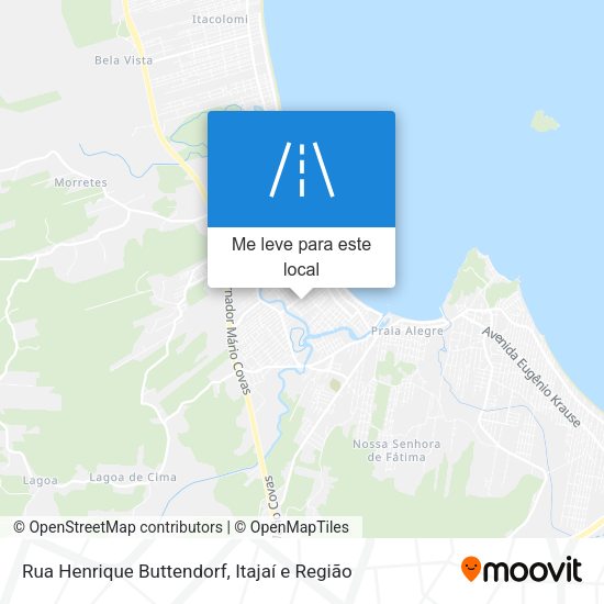 Rua Henrique Buttendorf mapa