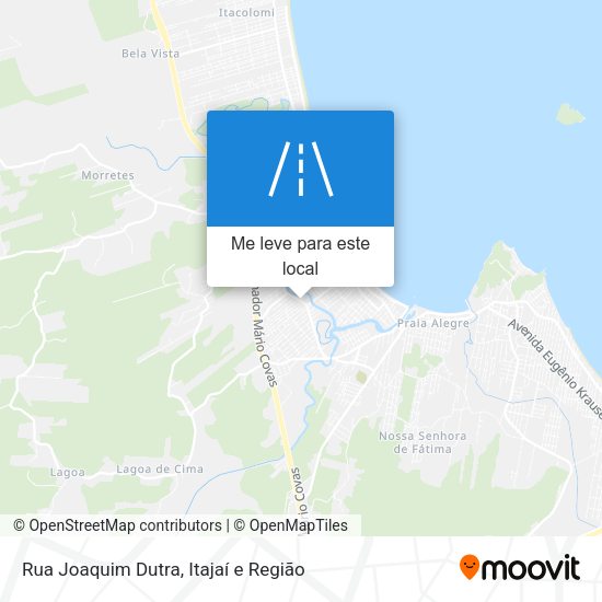 Rua Joaquim Dutra mapa