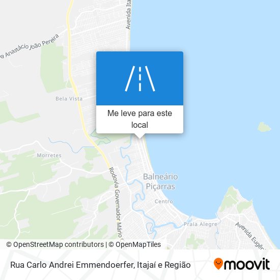 Rua Carlo Andrei Emmendoerfer mapa