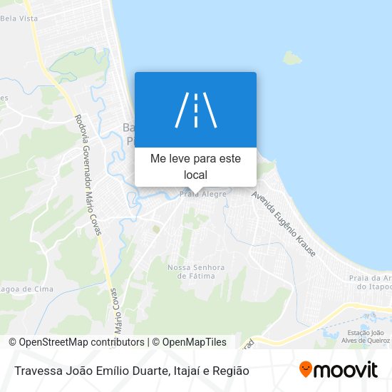Travessa João Emílio Duarte mapa