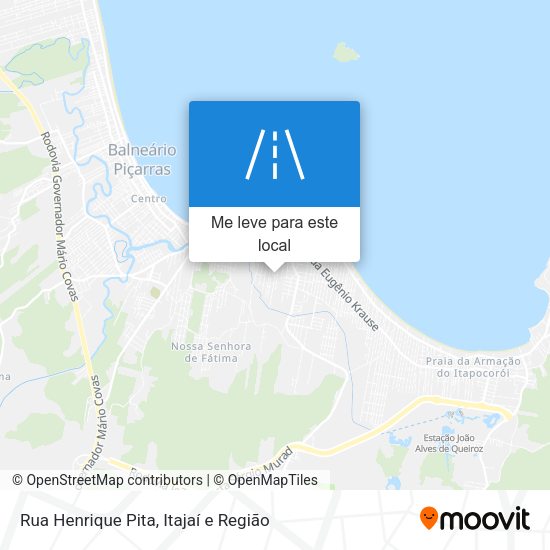 Rua Henrique Pita mapa