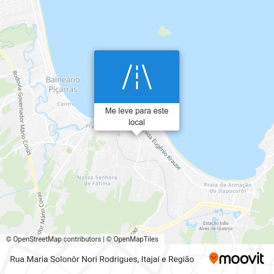 Rua Maria Solonôr Nori Rodrigues mapa