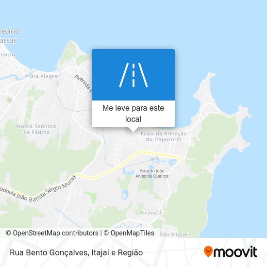 Rua Bento Gonçalves mapa